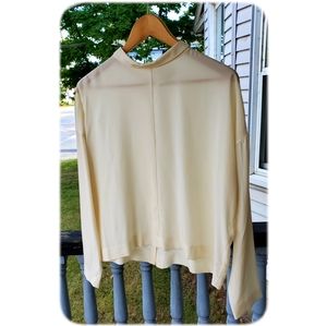 Giada Forte Silk Button Back Blouse